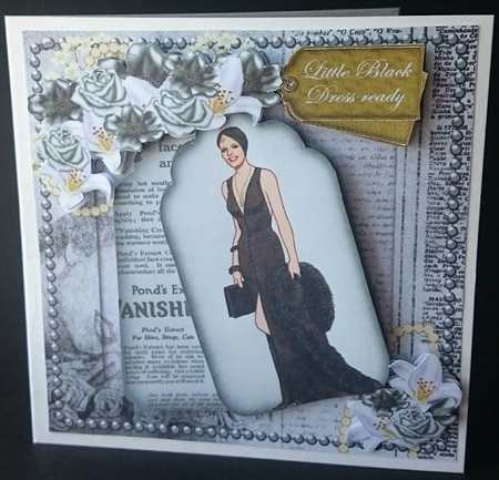 Little Black Dress Ready Oldie Worldy Fashion Mini Kit by Sue Soules
