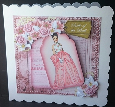 Pink Ballgown Belle of the Ball Worldy Fashion Mini Kit by Sue Soules