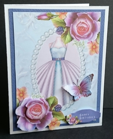 English Roses Card Front by Sue Soules