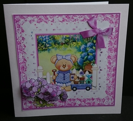 Tilly in Her Garden Mini Kit with Topper an Insert by Sue Soules