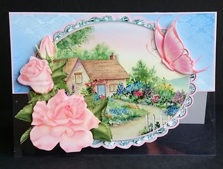 Over the Edge Cottage Garden Topper by Sue Soules