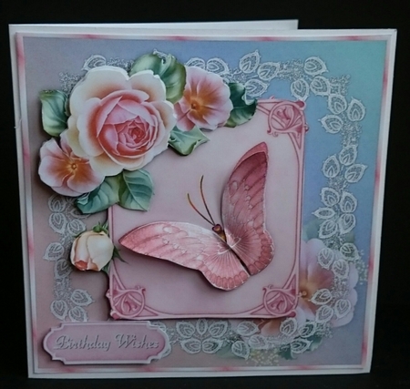 A Rose Dream - 8 Square Card Mini-Kit by Sue Soules