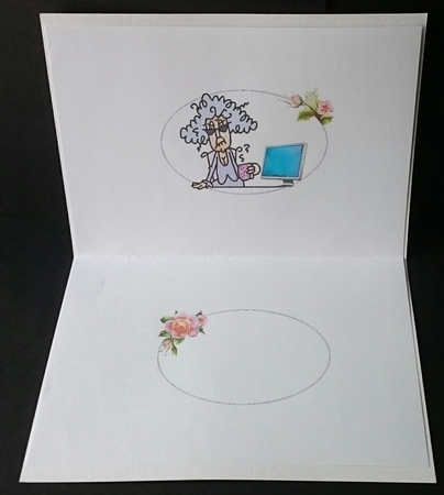 Stella Has Facebook Messages Insert by Sue Soules