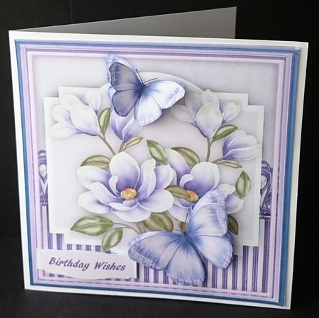 Beautiful Lilac Flutters and Magnolia's  by Sue Soules