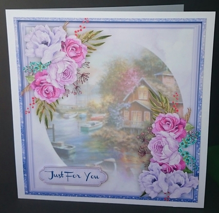 Beautiful Water Marins and Roses  by Sue Soules