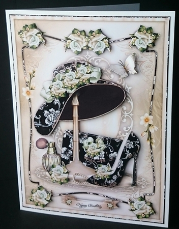 Hat with Shoes and Purse Card Mini Kit by Sue Soules