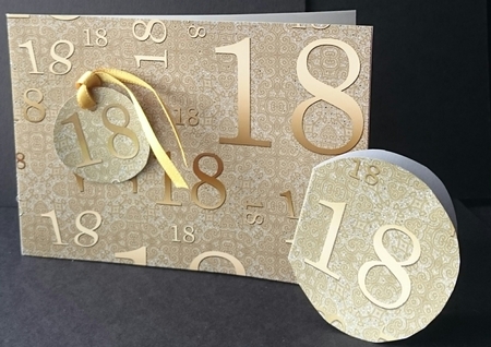 Gold Lace 18 Landscape 7x5inch Card & Envelope Mini Kit by Sue Soules