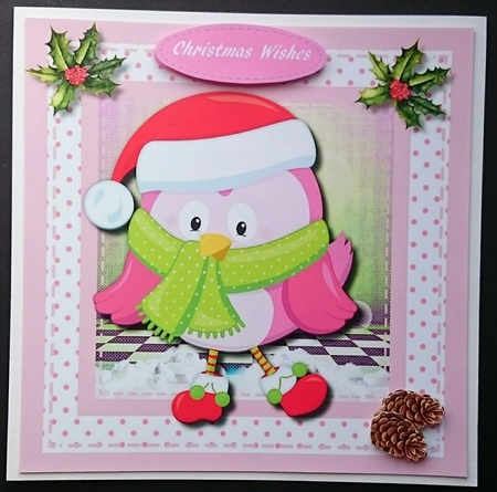 Cute Christmas Birdie  by Sue Soules