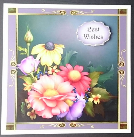 Beautiful Summer Flowers 8x8 by Sue Soules
