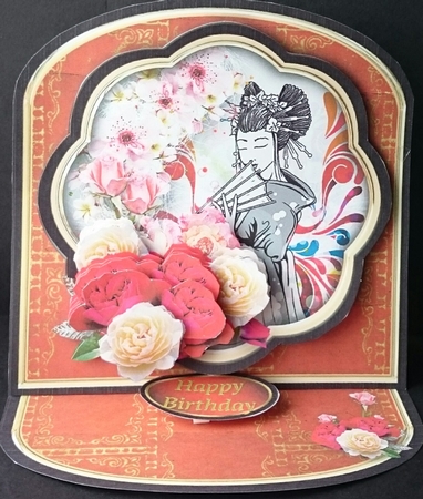 Oriental Charm Easel Card Mini Kit by Sue Soules