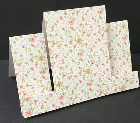 Pink flowers Floral paper for cards/ scrapbook sml by Sue Soules
