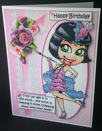 Frieda says age is in the mind quick card by Sue Soules