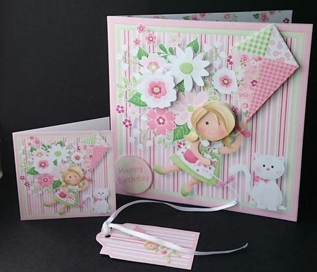 Birthday Girl - Gift Pocket Card Mini Kit by Sue Soules