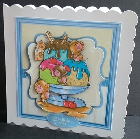 8x8 Mini Kit, Ice Mice Sundae by Sue Soules