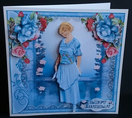 Elegant Fashion Ladies, Betty Blue Mini Kit by Sue Soules