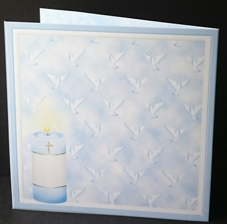 Boy Christening - Gift Pocket Card Mini Kit by Sue Soules