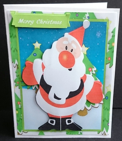 Ho Ho Ho . Jolly Santa  by Sue Soules