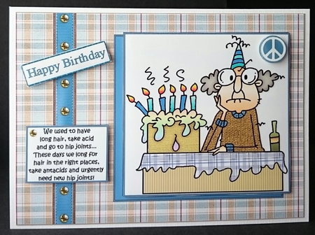Gus thinks about the 60s quick card by Sue Soules