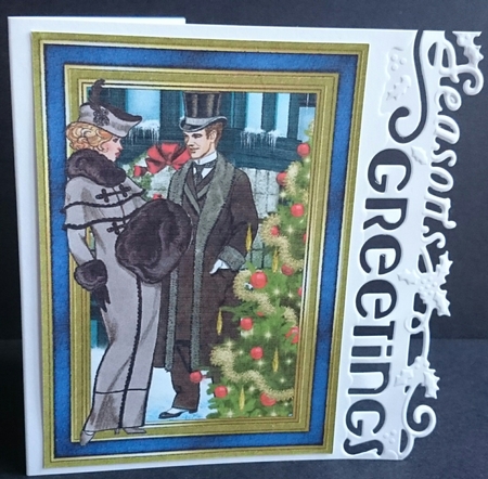Christmas card front with insert#5 by Sue Soules