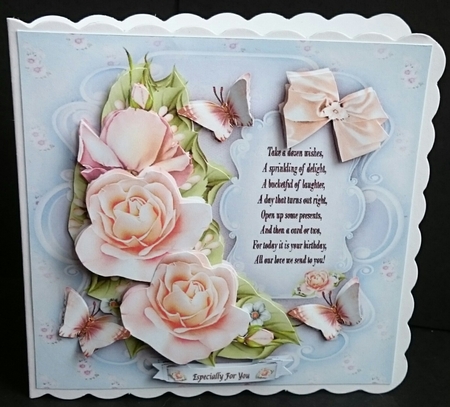 Soft Vintage Roses Bouquet Mini Kit by Sue Soules