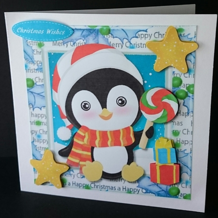 Little Penguins and his Candy  by Sue Soules