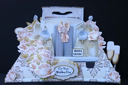 The Wedding Car - Large shaped design by Sue Soules