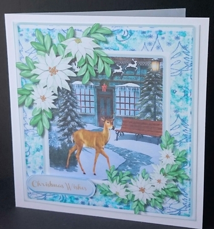 Deer in the Christmas Garden  by Sue Soules