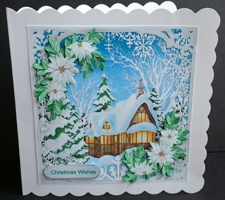 Christmas Cottage in the Snow  by Sue Soules