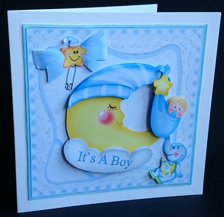 8x8 new baby boy moon mini kit by Sue Soules