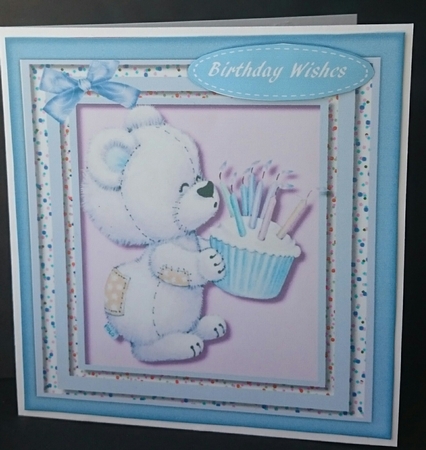 Little Teds Cupcake Birthday  by Sue Soules