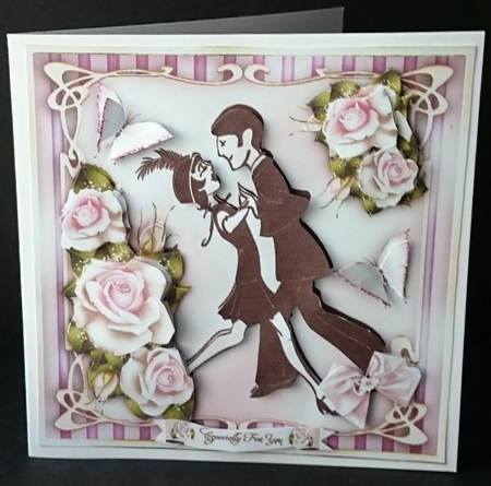 Art Deco Party Silhouette Card Mini Kit by Sue Soules