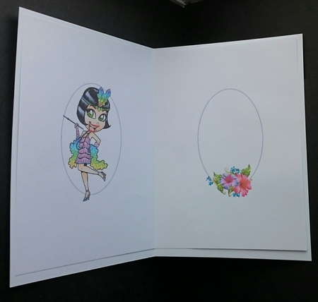 Fabulous birthday wishes Boop boop de doop insert by Sue Soules