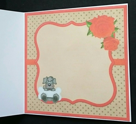 Dillon the Dog Card Insert by Sue Soules