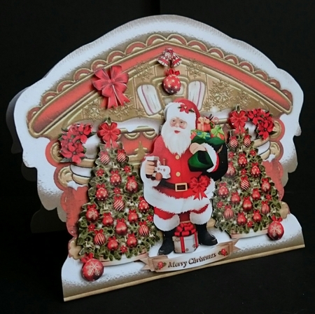 Christmas Winter Workshop with Santa Card Mini Kit by Sue Soules