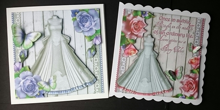 Floral Dress Papers by Sue Soules