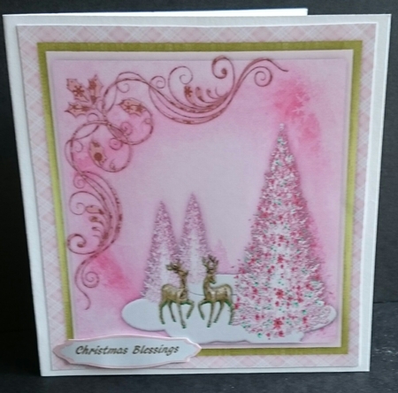 Beautiful pink Christmas  by Sue Soules