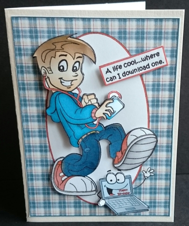 Teen boy a life cool  by Sue Soules