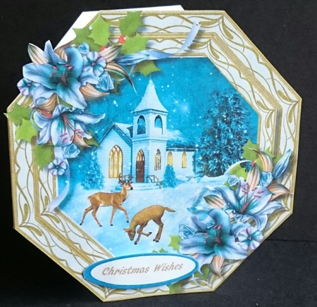 Beautiful Octagonal And Blue Church  by Sue Soules