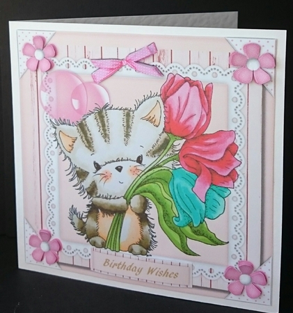 Tulip Kitty  by Sue Soules