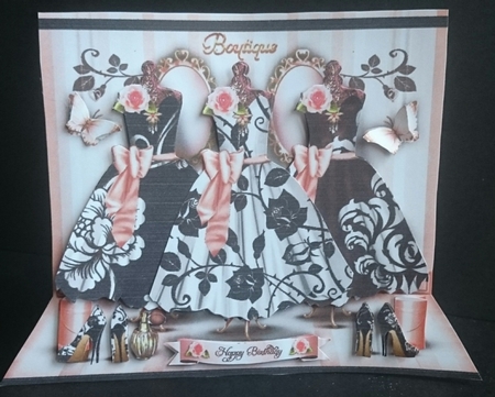 Vintage Boutique with Ladies Dresses by Sue Soules