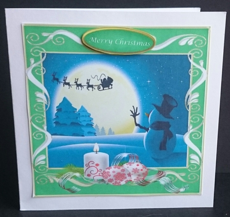 Family Christmas 11 cardfront by Sue Soules
