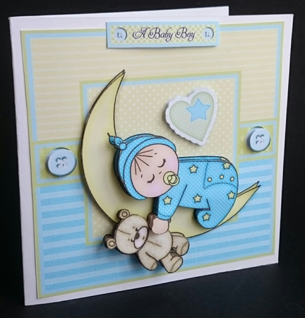 Moon Baby Boy Mini Kit by Sue Soules