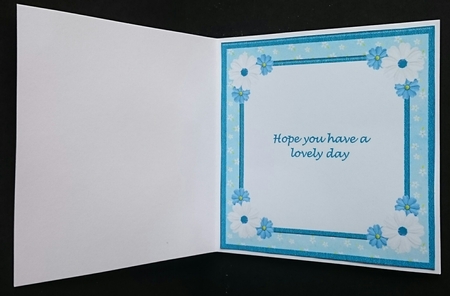 Hope you have a lovely day card insert by Sue Soules