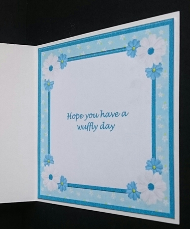 Hope you have a wuffly day card insert by Sue Soules