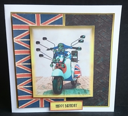 We Were The Mods!! Card Front Kit by Sue Soules