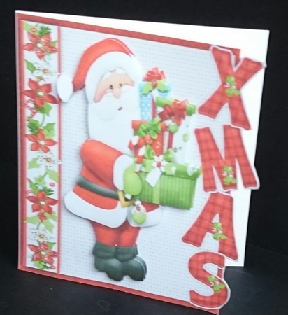 Over The Edge Santas Christmas Presents  by Sue Soules