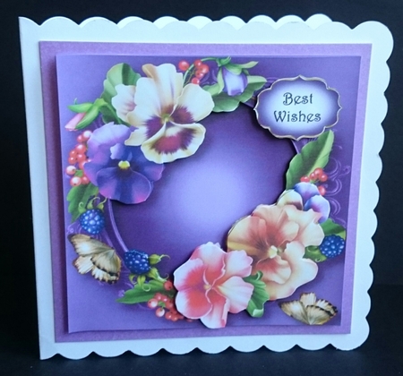 Pansies & Butterflies by Sue Soules
