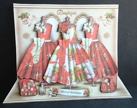 Christmas Vintage Boutique with Ladies Dresses by Sue Soules