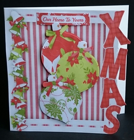 Over The edge , Xmas Baubles  by Sue Soules