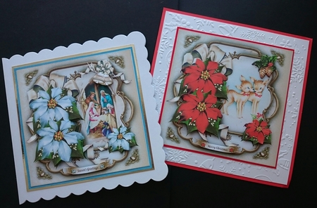 Christmas Bumper Kit with Poinsettias by Sue Soules
